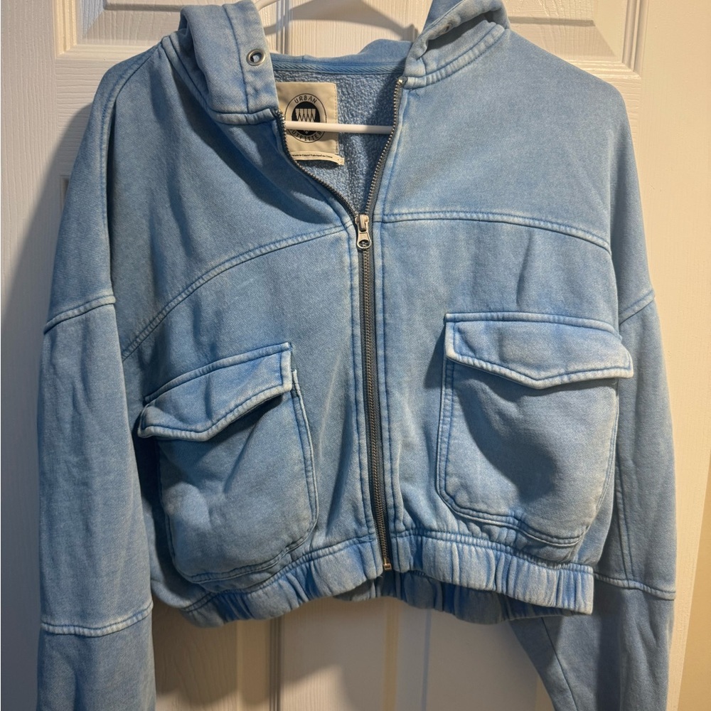 Urban Outfitters Sky Blue Hooded Jacket